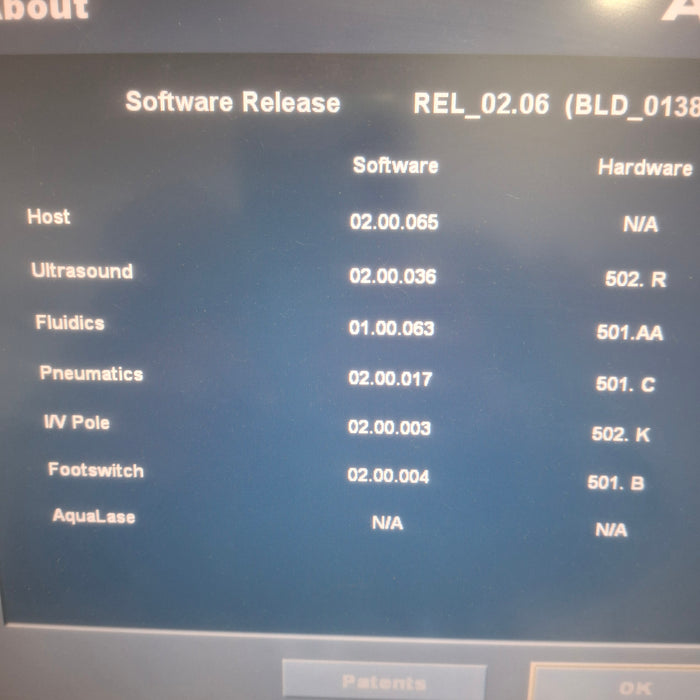 Alcon Laboratories Inc Alcon Laboratories Inc Infiniti w/ Ozil Phacoemulsifier Ophthalmology reLink Medical