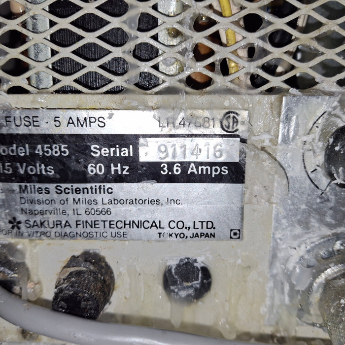 SAKURA SAKURA Tissue-Tek Model 4585 Thermal Console Histology and Pathology reLink Medical