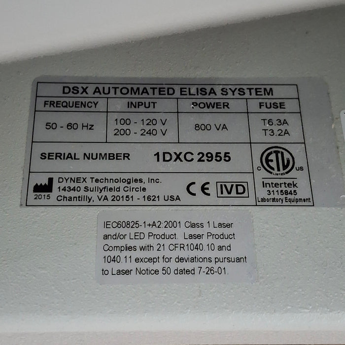 Dynex Dynex DSX Automated Elisa System Clinical Lab reLink Medical