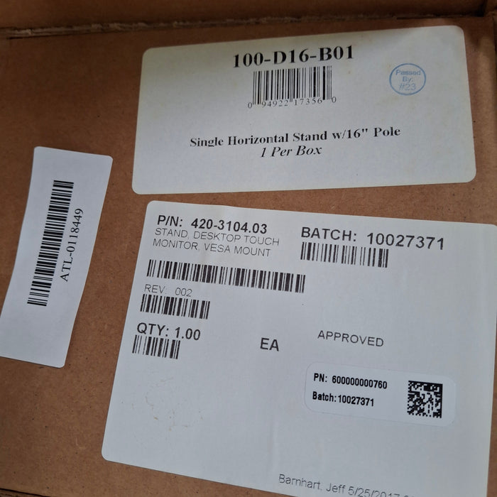 Ergotech 100-D16-B01 Monitor Stand