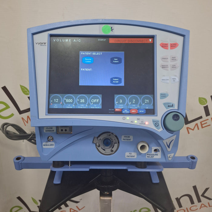 Viasys Healthcare Viasys Healthcare Vela Ventilator Respiratory reLink Medical