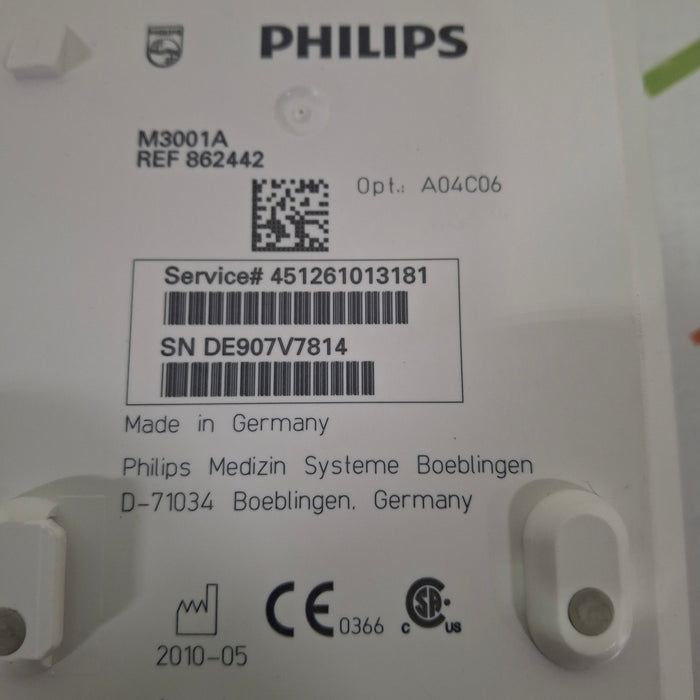 Philips Philips M3001A-A04C06 OxiMax SpO2, NIBP, ECG, Temp, IBP MMS Module Patient Monitors reLink Medical
