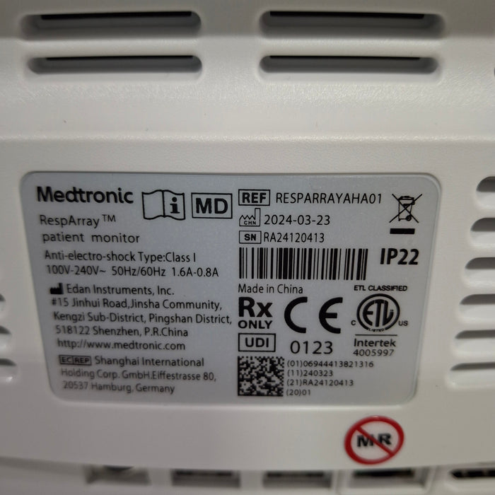 Medtronic Medtronic RespArray Patient Monitor w/ Quick Start Kit and Wall Mount Patient Monitors reLink Medical
