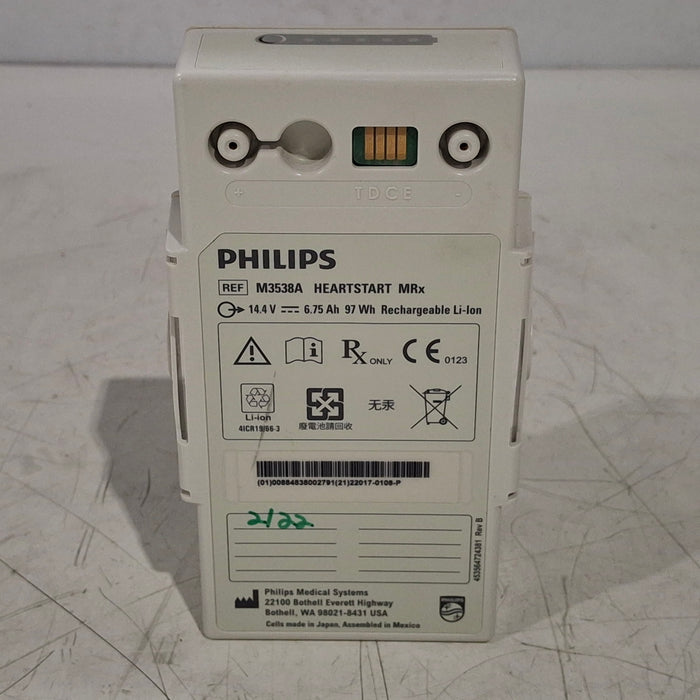 Philips Philips M3538A Heartstart MRx Rechargeable Battery Defibrillators reLink Medical