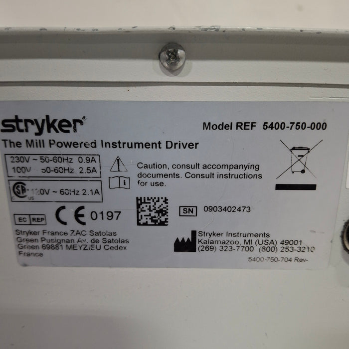 Stryker Stryker The Mill Powered Instrument Driver Surgical Equipment reLink Medical