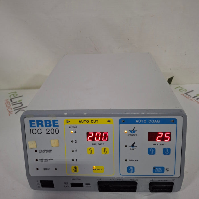 Erbe Erbe ICC 200 Electrosurgical Unit Electrosurgical Units reLink Medical
