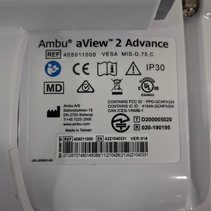 Ambu Ambu aView 2 Advance Monitor Surgical Equipment reLink Medical