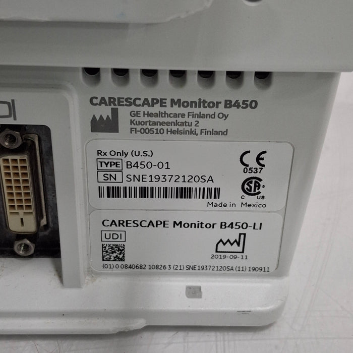 GE Healthcare GE Healthcare Carescape B450 Critical Care Patient Monitor Patient Monitors reLink Medical