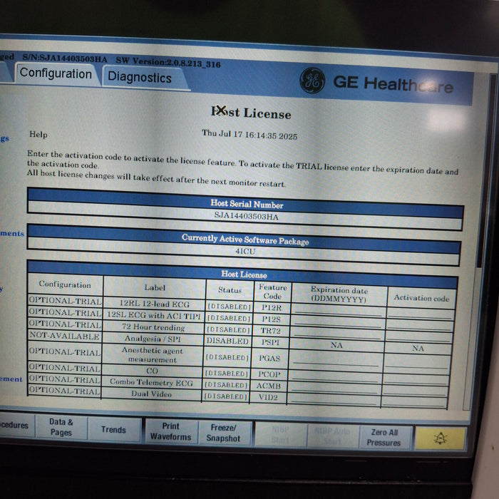 GE Healthcare GE Healthcare Carescape B450 Critical Care Patient Monitor Patient Monitors reLink Medical