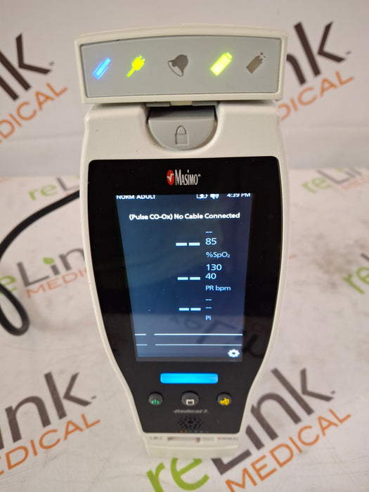 Masimo Masimo Radical 7 Pulse Oximeter w/ Base Patient Monitors reLink Medical