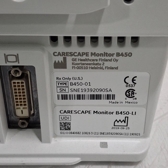 GE Healthcare GE Healthcare Carescape B450 Anesthesia Care Patient Monitor Patient Monitors reLink Medical