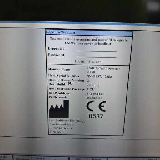 GE Healthcare GE Healthcare Carescape B450 Critical Care Patient Monitor Patient Monitors reLink Medical