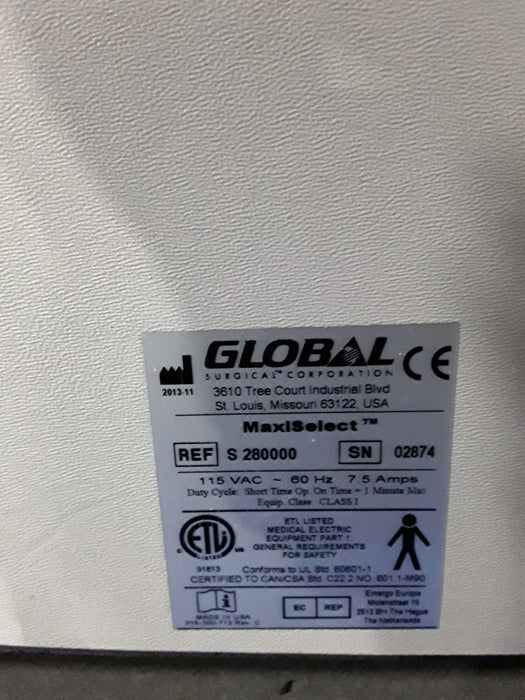 Global Surgical Corporation Global Surgical Corporation MaxiSelect Exam Chair Exam Chairs / Tables reLink Medical