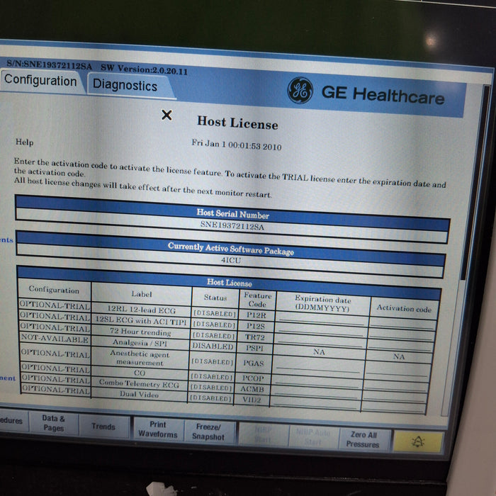 GE Healthcare GE Healthcare Carescape B450 Critical Care Patient Monitor Patient Monitors reLink Medical