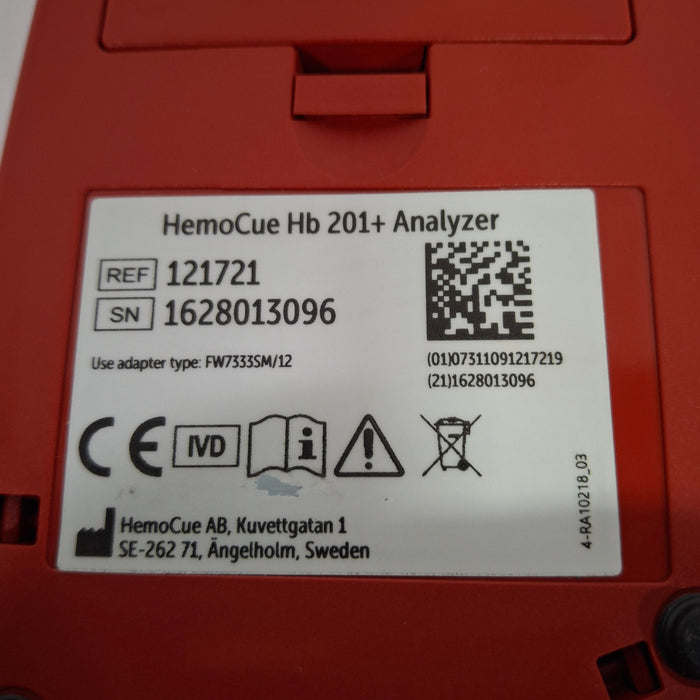 HemoCue HemoCue Hb 201+ Hemoglobin System Analyzer Clinical Lab reLink Medical