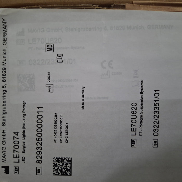 Mavig Mavig Portegra2 Suspension Arm Surgical & Exam Lights reLink Medical