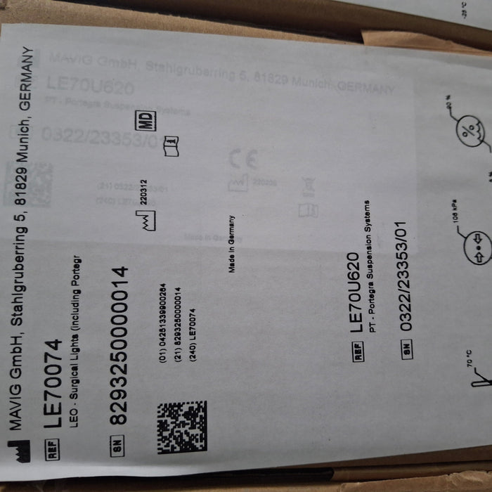 Mavig Mavig Portegra2 Suspension Arm Surgical & Exam Lights reLink Medical