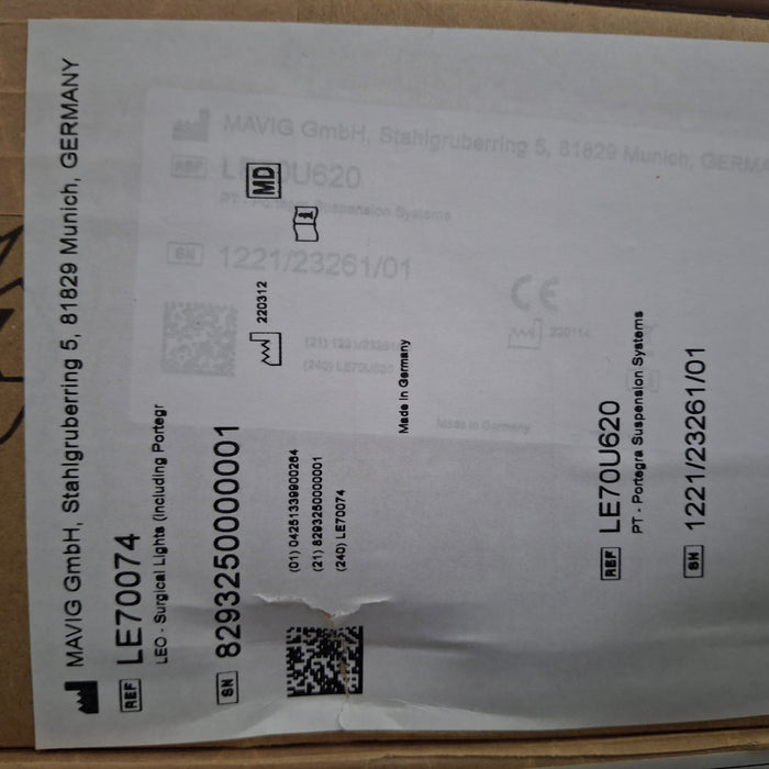 Mavig Mavig Portegra2 Suspension Arm Surgical & Exam Lights reLink Medical