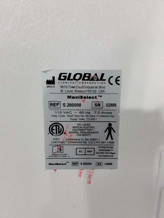 Global Surgical Corporation Global Surgical Corporation MaxiSelect Exam Chair Exam Chairs / Tables reLink Medical