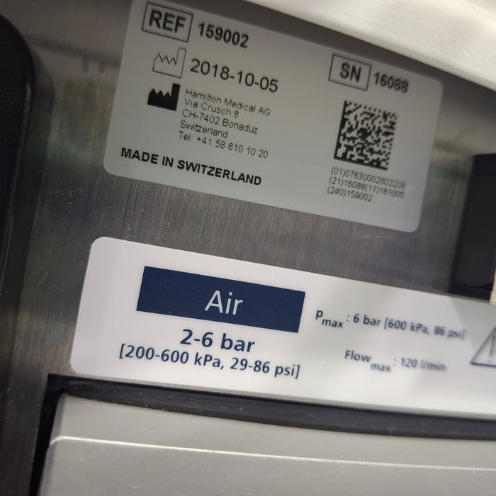 Hamilton Medical Inc G5 Ventilator