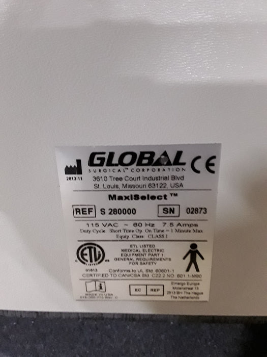 Global Surgical Corporation Global Surgical Corporation MaxiSelect Exam Chair Exam Chairs / Tables reLink Medical