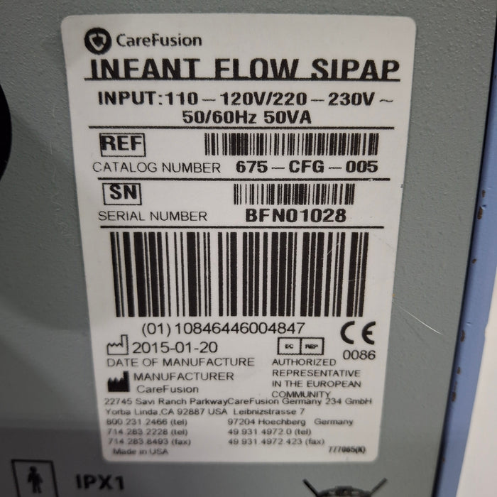 CareFusion CareFusion Infant Flow SIPAP Ventilation System Respiratory reLink Medical