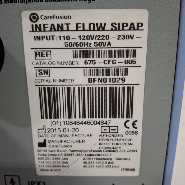 CareFusion CareFusion Infant Flow SIPAP Ventilation System Respiratory reLink Medical