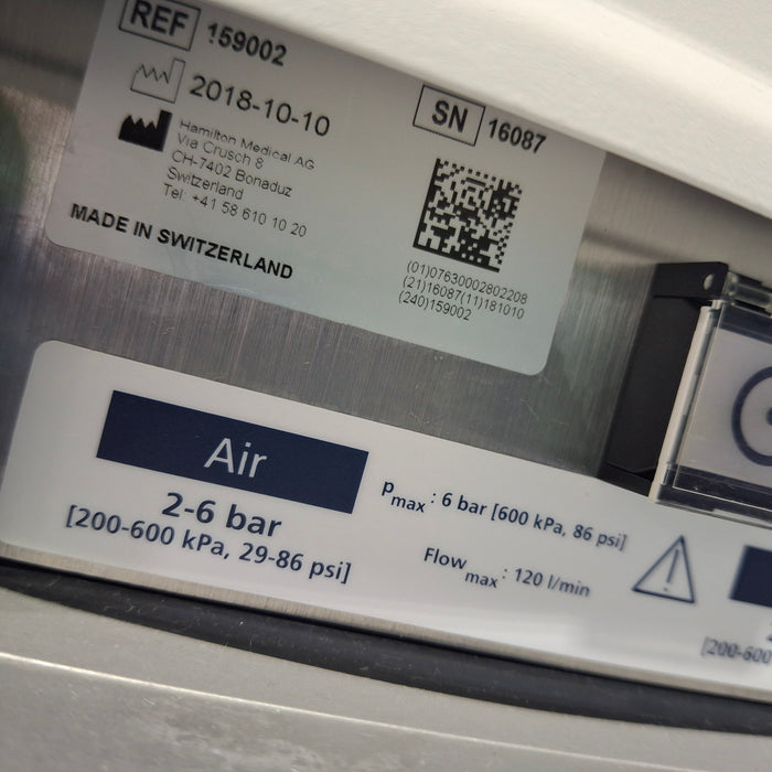 Hamilton Medical Inc Hamilton Medical Inc G5 Ventilator Respiratory reLink Medical