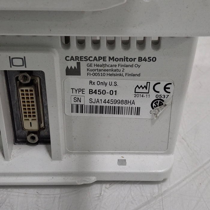 GE Healthcare GE Healthcare Carescape B450 Anesthesia Care Patient Monitor Patient Monitors reLink Medical