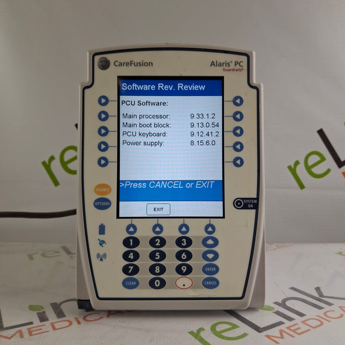 CareFusion Alaris 8015 Large Screen POC Infusion Pump