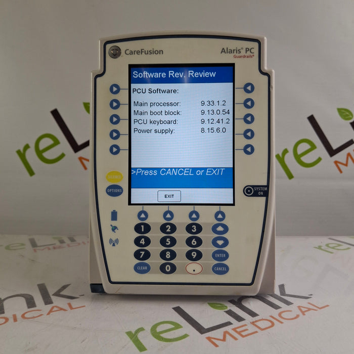 CareFusion Alaris 8015 Large Screen POC Infusion Pump