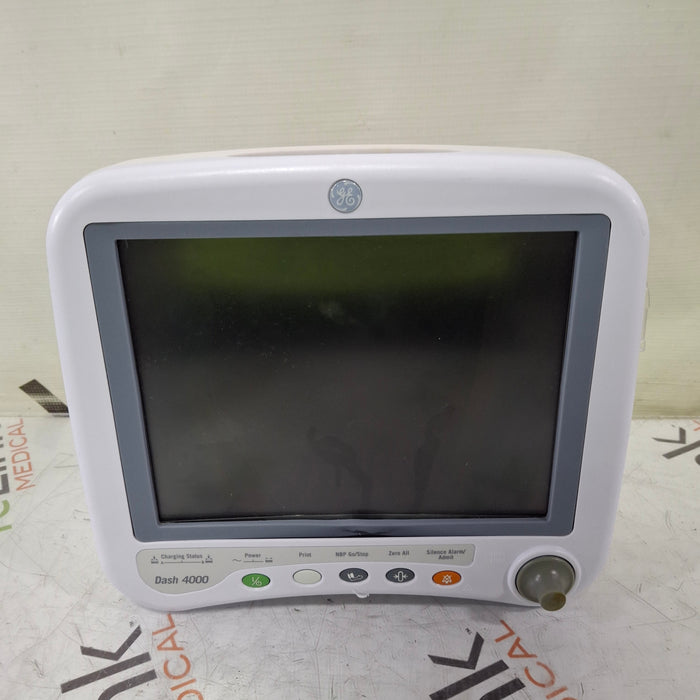 GE Healthcare Dash 4000 Display Screen