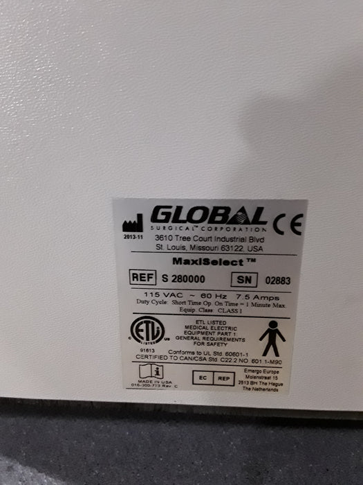 Global Surgical Corporation MaxiSelect Exam Chair