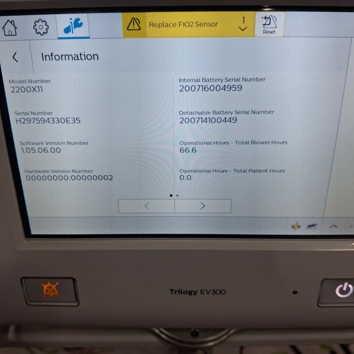 Philips Trilogy EV300 Ventilator