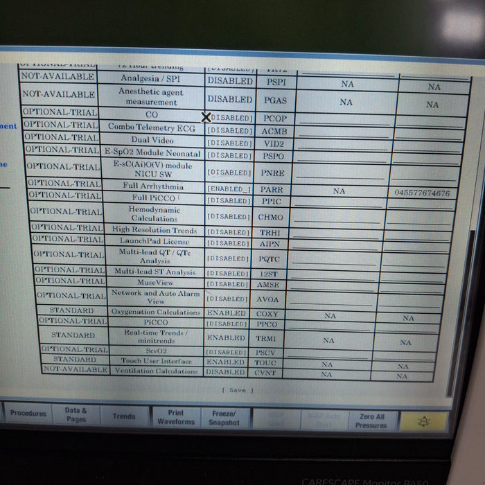 GE Healthcare GE Healthcare Carescape B450 Emergency Care Patient Monitor Patient Monitors reLink Medical