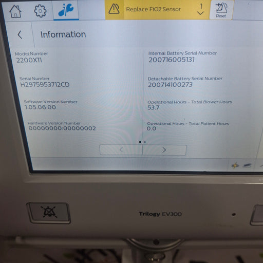 Philips Philips Trilogy EV300 Ventilator Respiratory reLink Medical