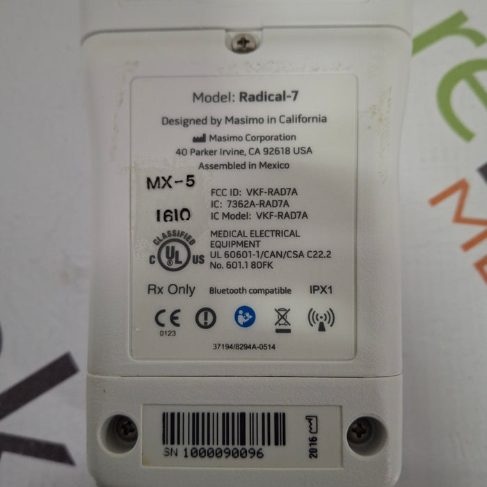 Masimo Masimo Radical 7 Pulse Oximeter Patient Monitors reLink Medical