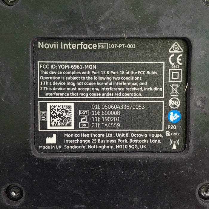Monica Healthcare Limited Monica Healthcare Limited 107-PT-001 Fetal Monitor Patient Monitors reLink Medical