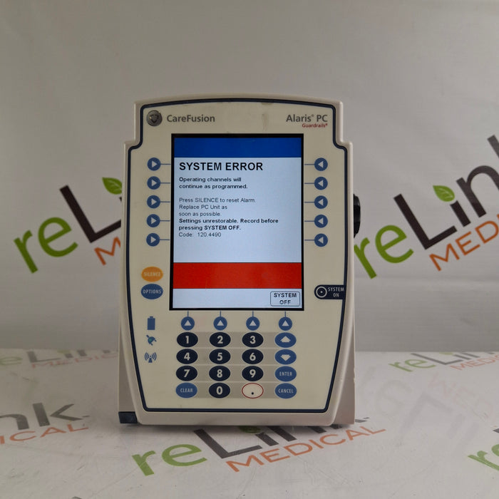 CareFusion Alaris 8015 Large Screen POC Infusion Pump