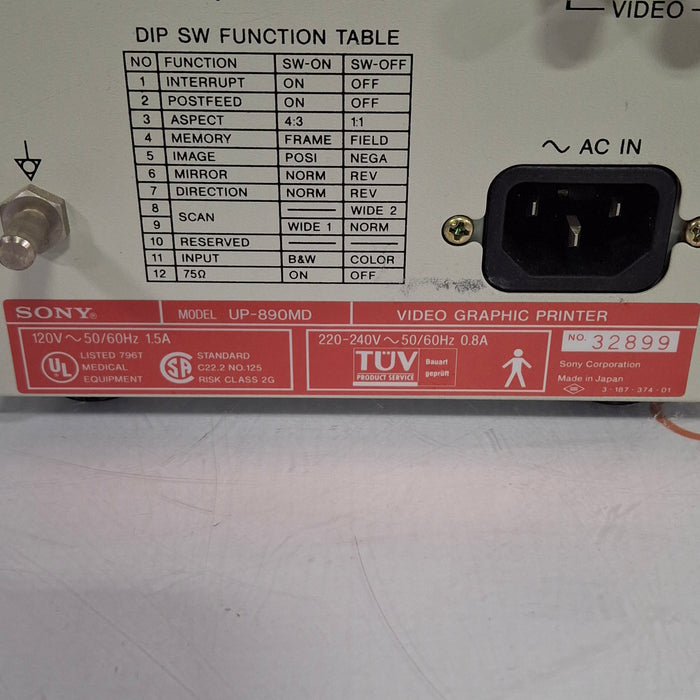 Sony Sony UP-890MD Imager / Printer Ultrasound reLink Medical