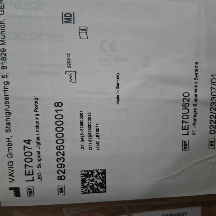 Mavig Mavig Portegra2 Suspension Arm Surgical & Exam Lights reLink Medical