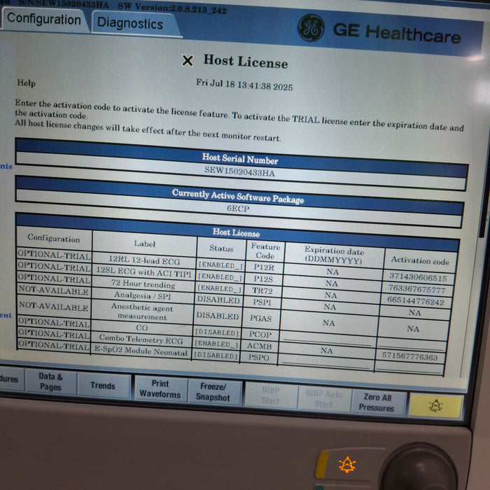 GE Healthcare GE Healthcare Carescape B650 Emergency Care Patient Monitor Patient Monitors reLink Medical