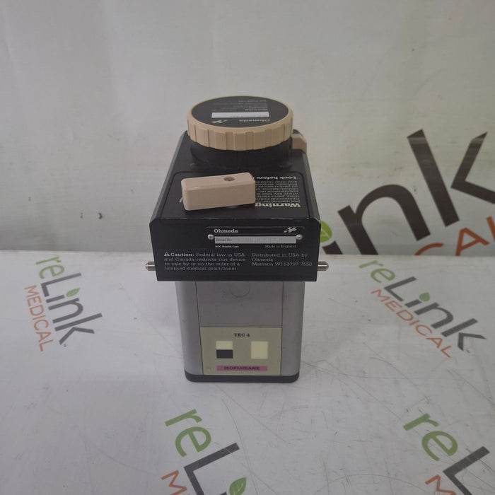 Ohmeda Medical Ohmeda Medical Isotec 4 Isoflurane Vaporizer Anesthesia reLink Medical