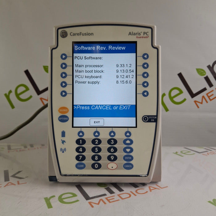 CareFusion Alaris 8015 Large Screen POC Infusion Pump
