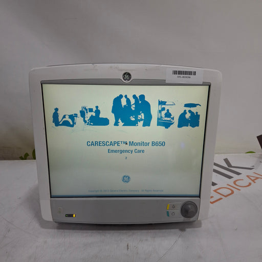GE Healthcare GE Healthcare Carescape B650 Emergency Care Patient Monitor Patient Monitors reLink Medical