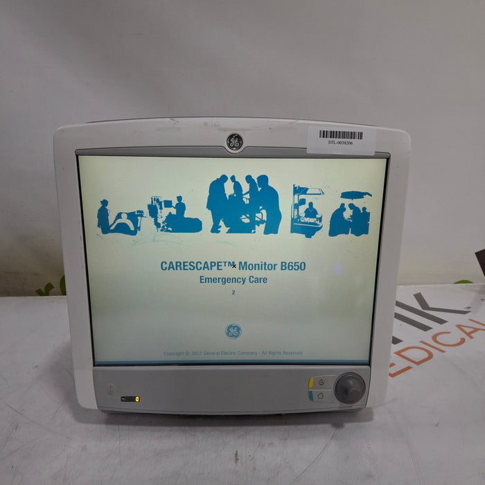 GE Healthcare GE Healthcare Carescape B650 Emergency Care Patient Monitor Patient Monitors reLink Medical