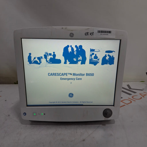 GE Healthcare GE Healthcare Carescape B650 Emergency Care Patient Monitor Patient Monitors reLink Medical