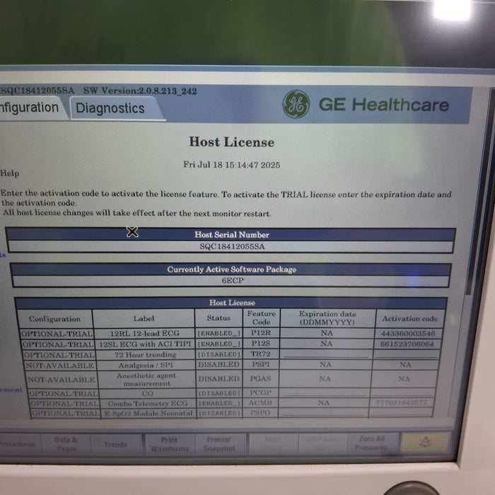 GE Healthcare GE Healthcare Carescape B650 Emergency Care Patient Monitor Patient Monitors reLink Medical