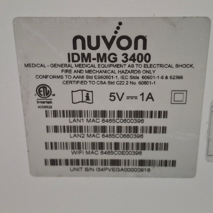 NUVON IDM-MG 3400 Electronic System