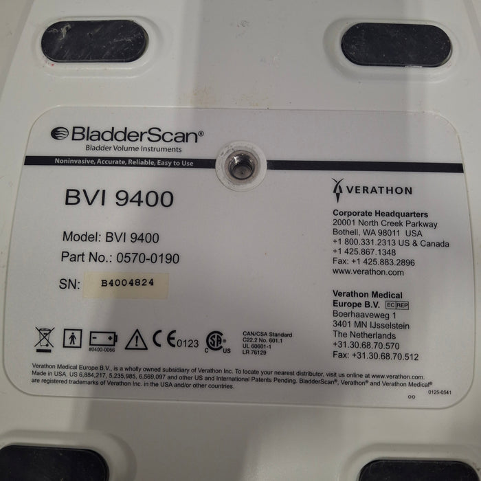 Verathon Medical, Inc Verathon Medical, Inc BVI 9400 Bladderscan Surgical Equipment reLink Medical